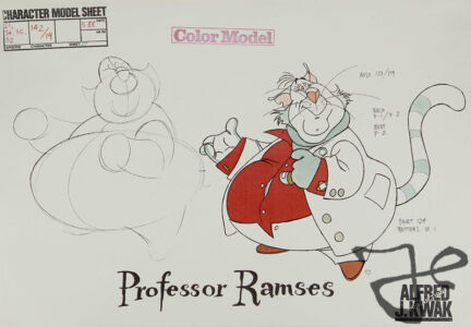 Character design Professor Ramses © The Harald Siepermann Archive