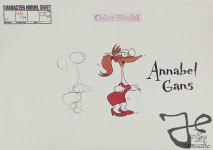 Character design Annabel Gans © The Harald Siepermann Archive