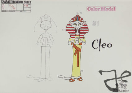 Character design Cleo © The Harald Siepermann Archive