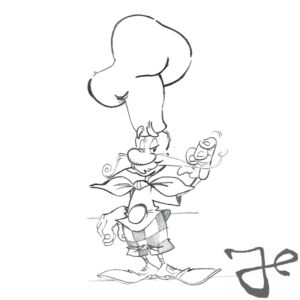 Character designs for Bruno Mozzarelli © The Harald Siepermann Archive