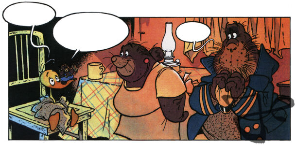 Alfred J. Kwak, Henk de Mol, Lisa and Kapitein Stoppel © Harlekijn/Van Veen, Siepermann, Bacher