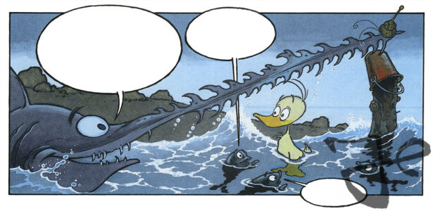 Alfred J. Kwak and Zaagvis © Harlekijn/Van Veen, Siepermann, Bacher