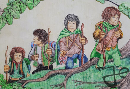 The Lord of the Rings illustration by Harald Siepermann © The Harald Siepermann Archive