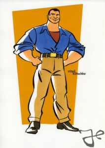 Character design for the Klitschko Brothers television series © The Harald Siepermann Archive