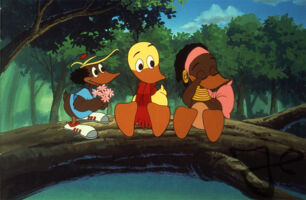 Pictures from Alfred J. Kwak episode 27, 28 and 29 © Harlekijn/Van Veen, Siepermann, Bacher & JFA Productions BV