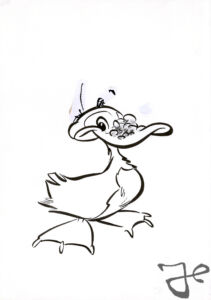 Harald Siepermann inking © The Harald Siepermann Archive