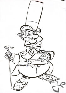 Harald Siepermann inking © The Harald Siepermann Archive