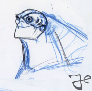 John Silver design by Harald Siepermann © Walt Disney Enterprise