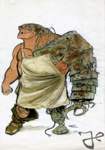 John Silver design by Harald Siepermann © Walt Disney Enterprise