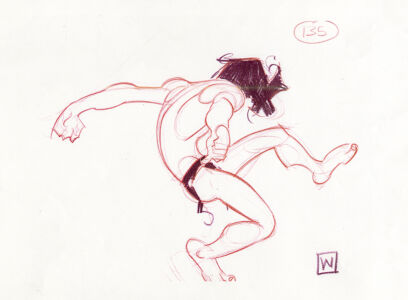 John Watkiss Tarzan anatomy © Walt Disney Enterprise