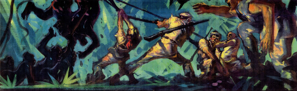 John Watkiss visual development for Tarzan © Walt Disney Enterprise