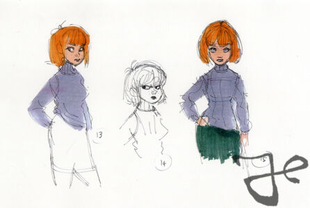 Doris design from Fraidy Cat by Harald Siepermann © Walt Disney Enterprise