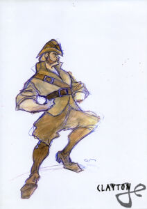 Early Clayton designs for Walt Disney's Tarzan by Harald Siepermann © Walt Disney Enterprise