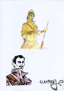 Early Clayton designs for Walt Disney's Tarzan by Harald Siepermann © Walt Disney Enterprise