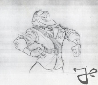 Harald Siepermann's design for Clayton for Walt Disney's Tarzan by Harald Siepermann © Walt Disney Enterprise