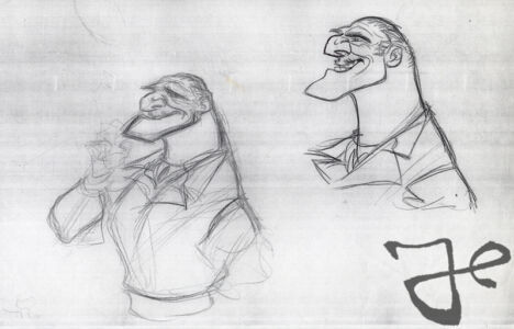 Harald Siepermann's design for Clayton for Walt Disney's Tarzan by Harald Siepermann © Walt Disney Enterprise