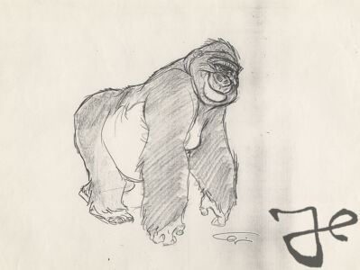 Harald Siepermann's design of Kala for Walt Disney's Tarzan © Walt Disney Enterprise