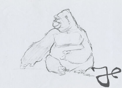 Harald Siepermann's design of Kala for Walt Disney's Tarzan © Walt Disney Enterprise
