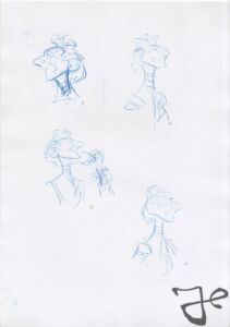 Visual development by Harald Siepermann for Dr. Doppler from Treasure Planet