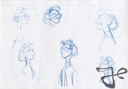 Visual development by Harald Siepermann for Dr. Doppler from Treasure Planet
