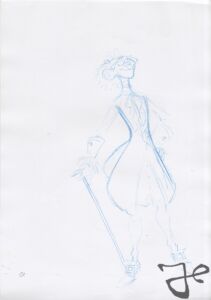 Visual development by Harald Siepermann for Dr. Doppler from Treasure Planet