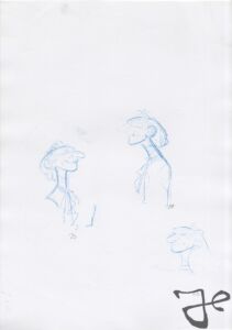 Visual development by Harald Siepermann for Dr. Doppler from Treasure Planet
