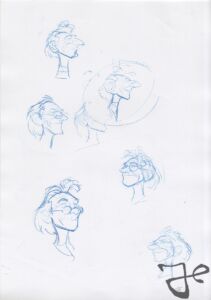 Visual development by Harald Siepermann for Dr. Doppler from Treasure Planet