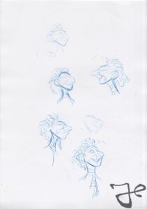 Visual development by Harald Siepermann for Dr. Doppler from Treasure Planet