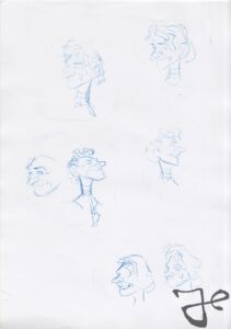 Visual development by Harald Siepermann for Dr. Doppler from Treasure Planet