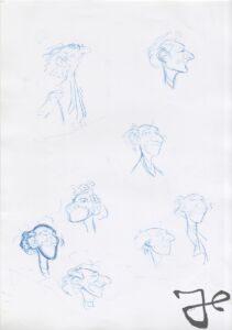 Visual development by Harald Siepermann for Dr. Doppler from Treasure Planet