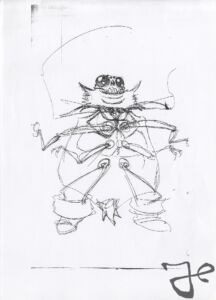 Visual development by Harald Siepermann for Hands from Treasure Planet